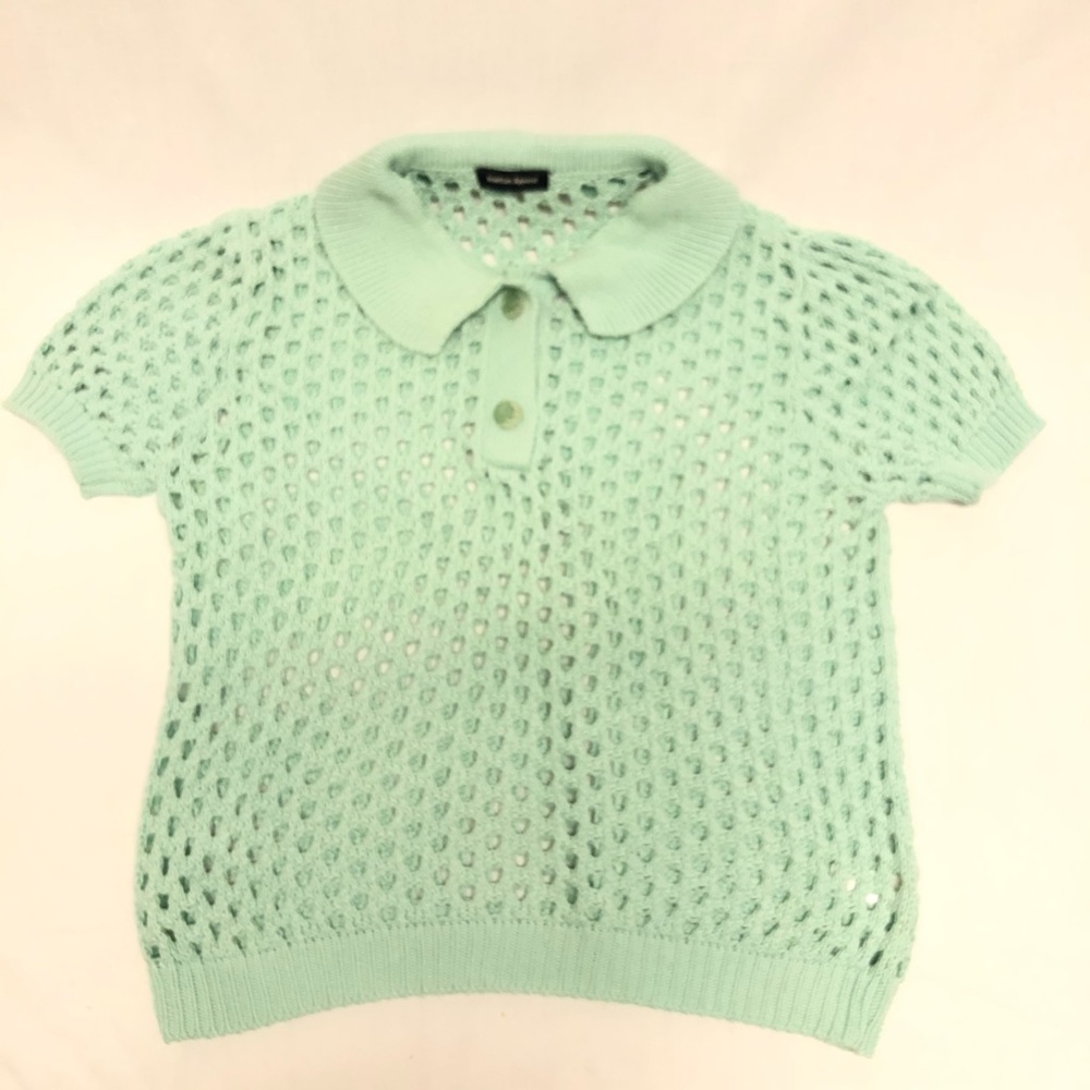 American apparel knit sweater mint green sz small